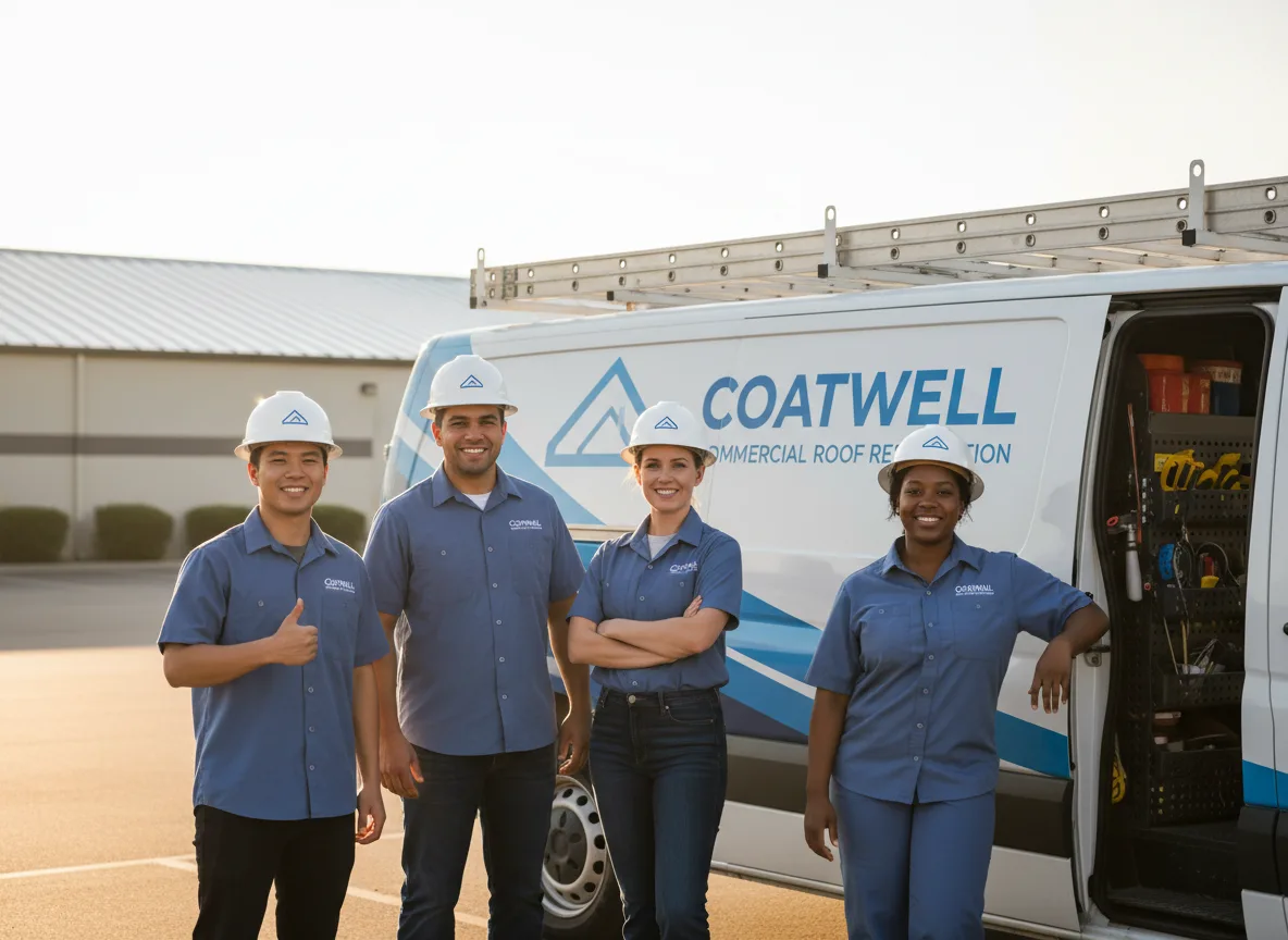 Commercial roof coating company in Comfort, WV